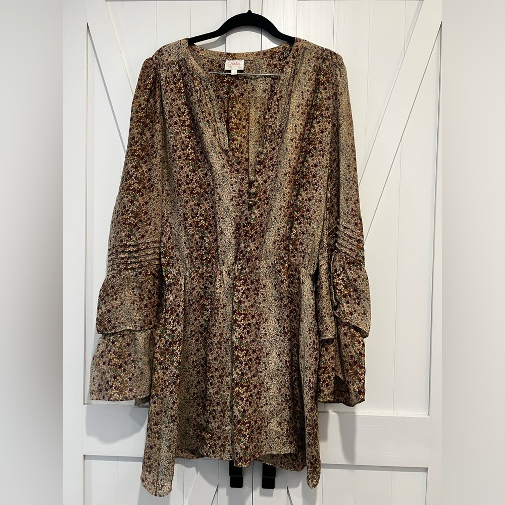 Parker (L) tiered dress